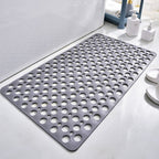 Secure | Non Slip Shower Mat, Suction Cup Bathtub Mat with Drain Holes, Anti Slip Bath Mat