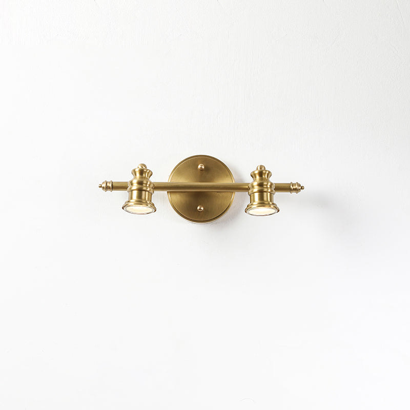 Beaumont | Brass Spotlight Vanity Light Bar, Adjustable Wall Light