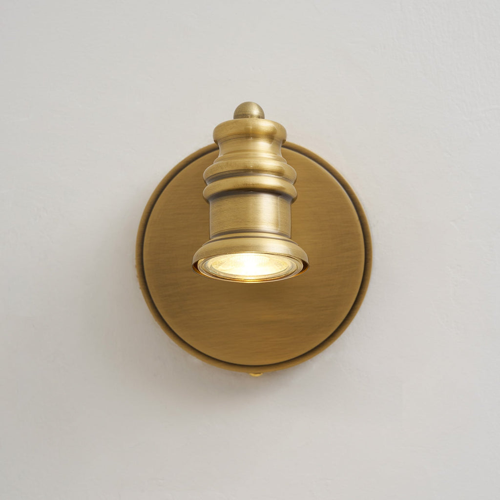 Beaumont | Brass Spotlight Vanity Light Bar, Adjustable Wall Light