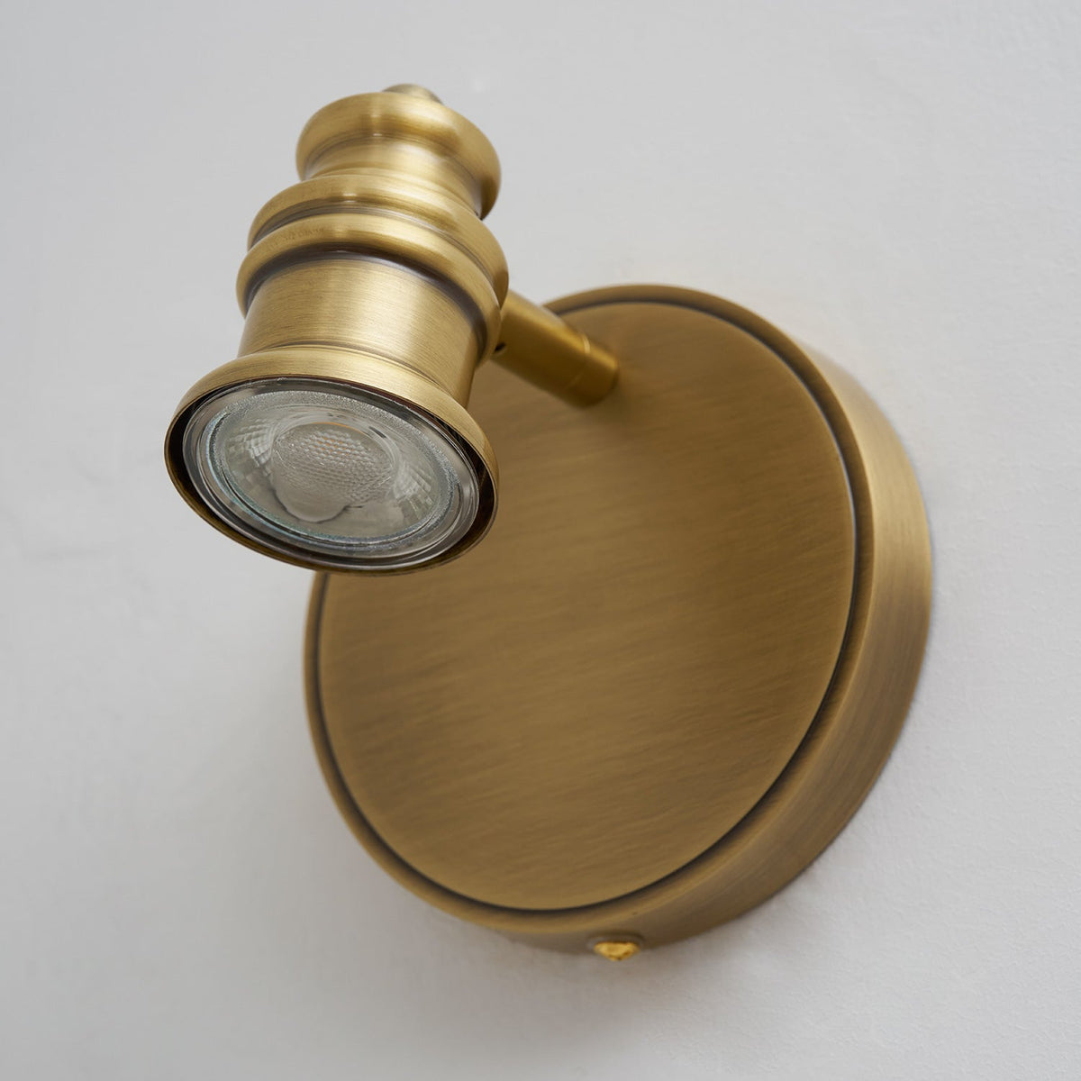 Beaumont | Brass Spotlight Vanity Light Bar, Adjustable Wall Light