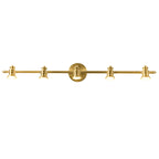 Beaumont | Brass Spotlight Vanity Light Bar, Adjustable Wall Light