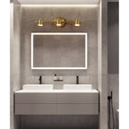Beaumont | Brass Spotlight Vanity Light Bar, Adjustable Wall Light