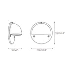 Cove | Brass Step Light, Eyelid Wall Light, Covered Porch