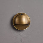 Cove | Brass Step Light, Eyelid Wall Light, Covered Porch