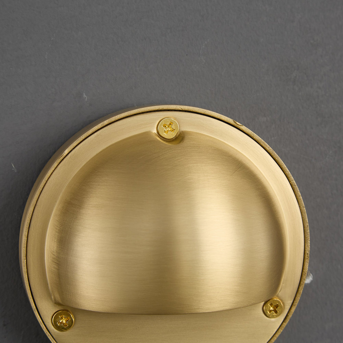Cove | Brass Step Light, Eyelid Wall Light, Covered Porch