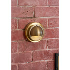 Cove | Brass Step Light, Eyelid Wall Light, Covered Porch
