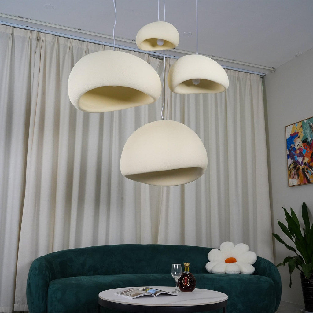 Nubia | Cloud Pendant Light, Sculptural Sphere Chandelier, Organic Hanging Lamp for Bedroom and Living Room