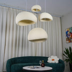 Nubia | Cloud Pendant Light, Sculptural Sphere Chandelier, Organic Hanging Lamp for Bedroom and Living Room