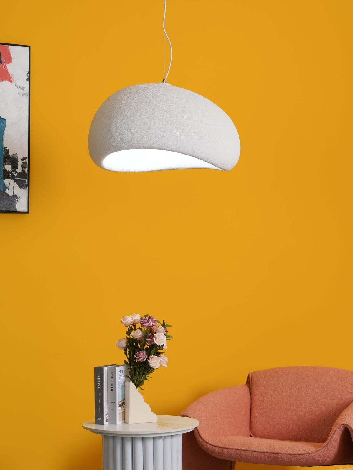 Nubia | Cloud Pendant Light, Sculptural Sphere Chandelier, Organic Hanging Lamp for Bedroom and Living Room