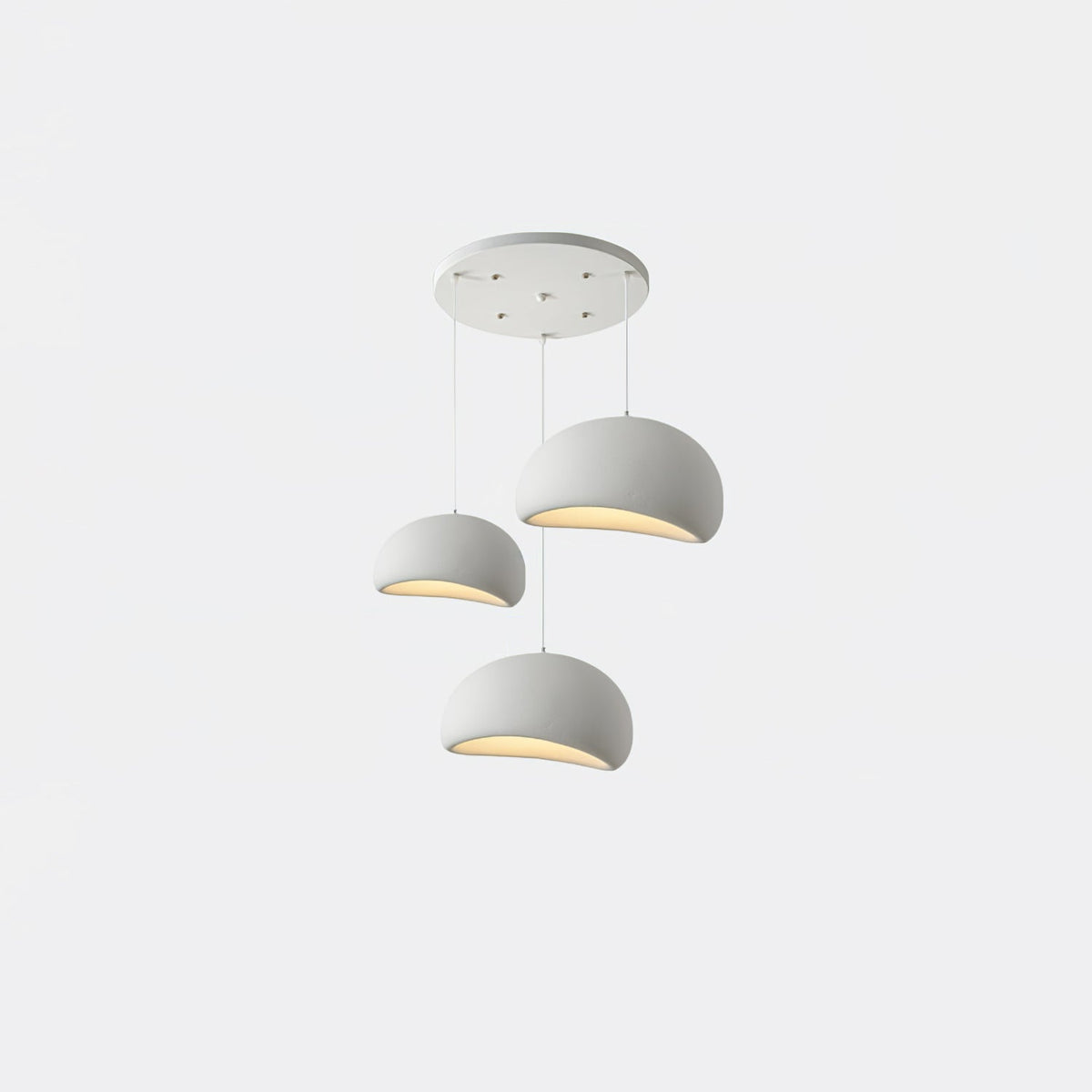Nubia | Cloud Pendant Light, Sculptural Sphere Chandelier, Organic Hanging Lamp for Bedroom and Living Room