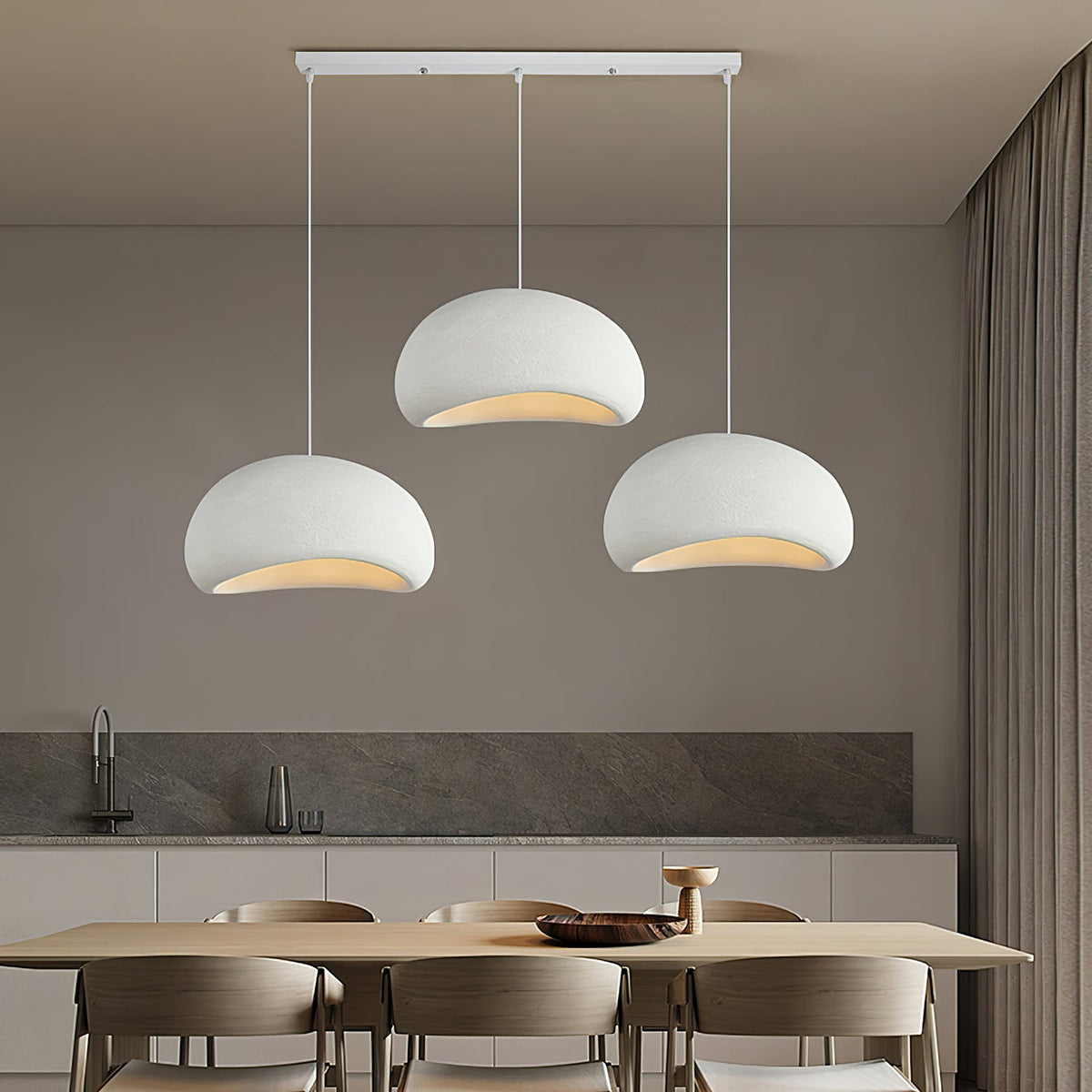 Nubia | Cloud Pendant Light, Sculptural Sphere Chandelier, Organic Hanging Lamp for Bedroom and Living Room