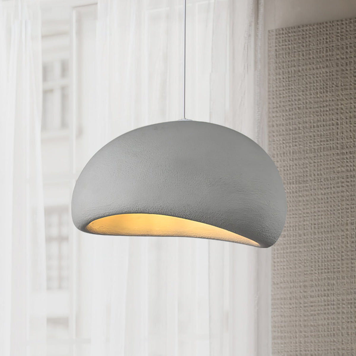 Nubia | Cloud Pendant Light, Sculptural Sphere Chandelier, Organic Hanging Lamp for Bedroom and Living Room