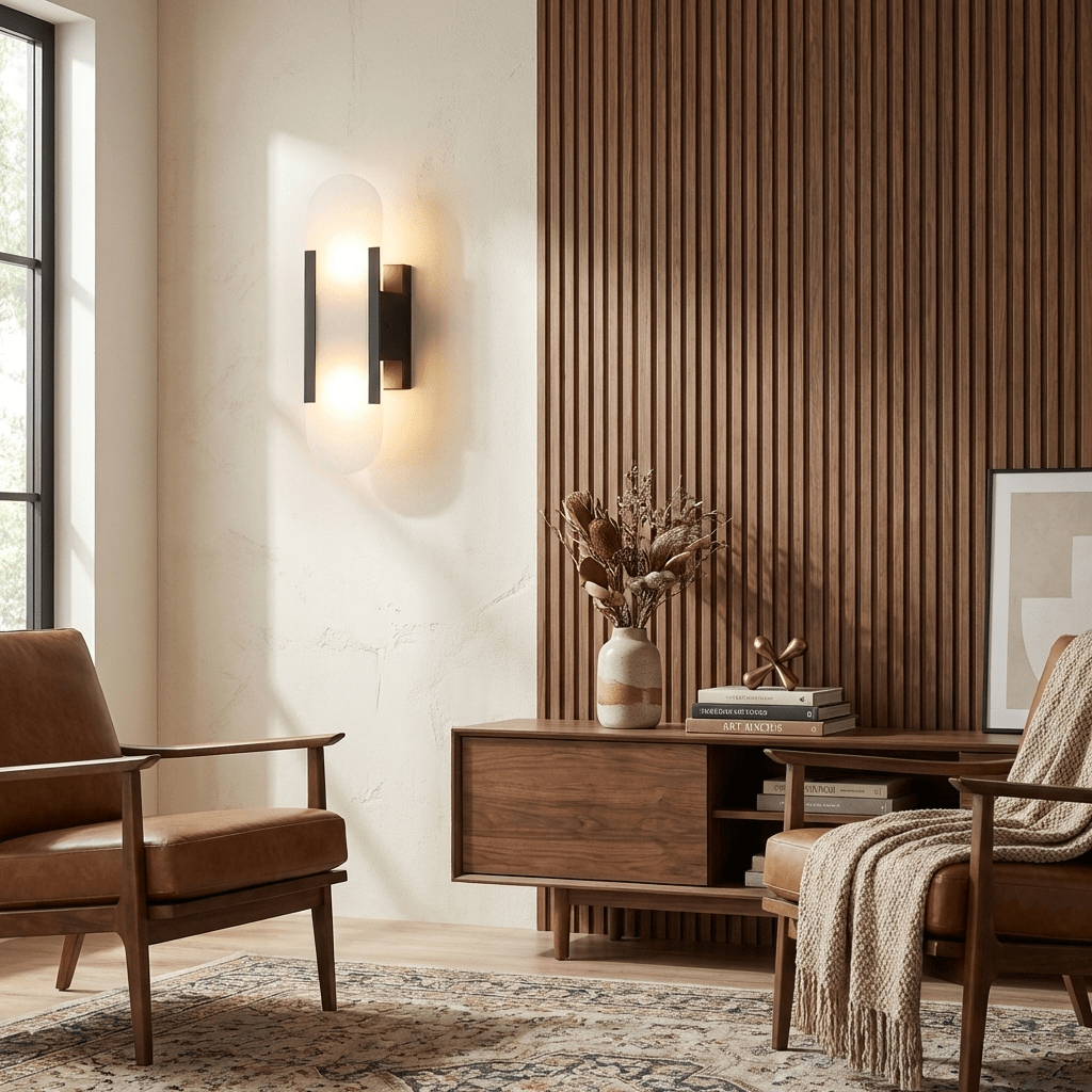 Oblong | Alabaster Wall Sconce, Natural Stone Wall Lamp, Luxury Wall Light for Bedroom and Hallway