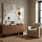 Oblong | Alabaster Wall Sconce, Natural Stone Wall Lamp, Luxury Wall Light for Bedroom and Hallway