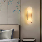 Oblong | Alabaster Wall Sconce, Natural Stone Wall Lamp, Luxury Wall Light for Bedroom and Hallway