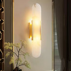 Oblong | Alabaster Wall Sconce, Natural Stone Wall Lamp, Luxury Wall Light for Bedroom and Hallway