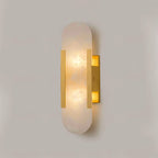 Oblong | Alabaster Wall Sconce, Natural Stone Wall Lamp, Luxury Wall Light for Bedroom and Hallway