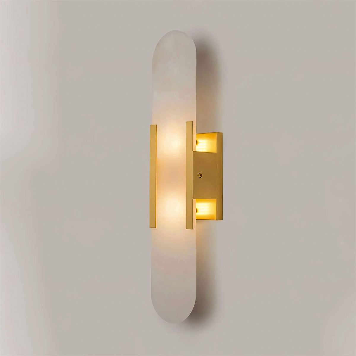 Oblong | Alabaster Wall Sconce, Natural Stone Wall Lamp, Luxury Wall Light for Bedroom and Hallway