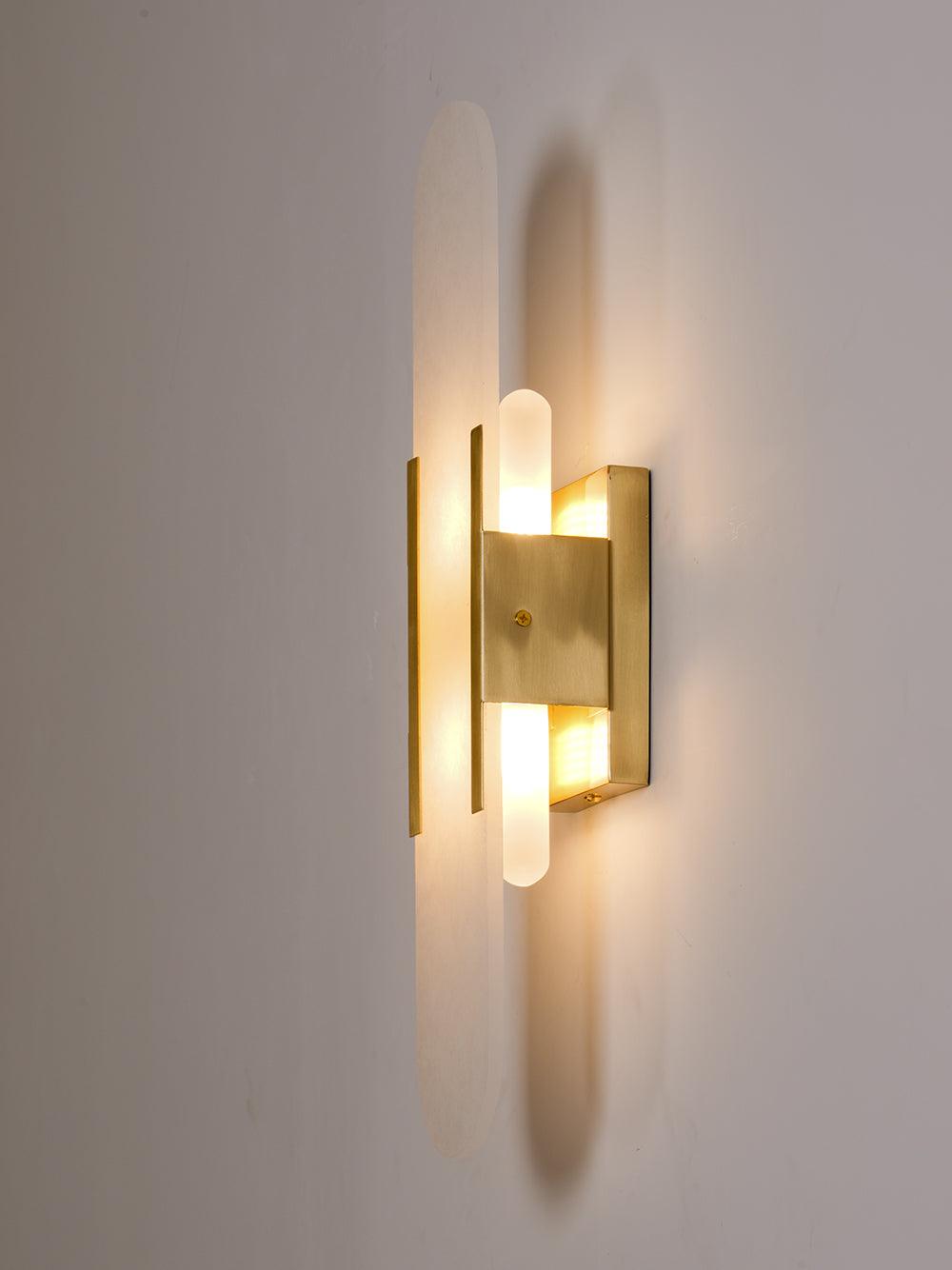 Oblong | Alabaster Wall Sconce, Natural Stone Wall Lamp, Luxury Wall Light for Bedroom and Hallway