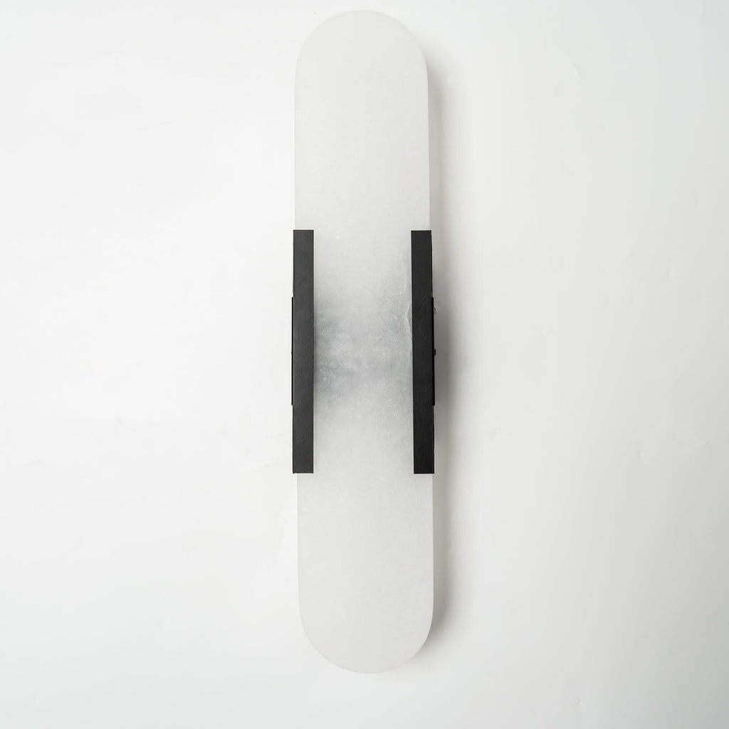 Oblong | Alabaster Wall Sconce, Natural Stone Wall Lamp, Luxury Wall Light for Bedroom and Hallway