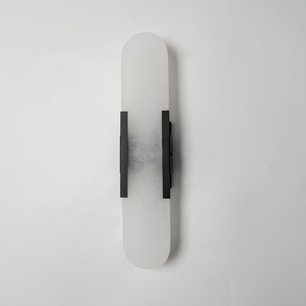Oblong | Alabaster Wall Sconce, Natural Stone Wall Lamp, Luxury Wall Light for Bedroom and Hallway