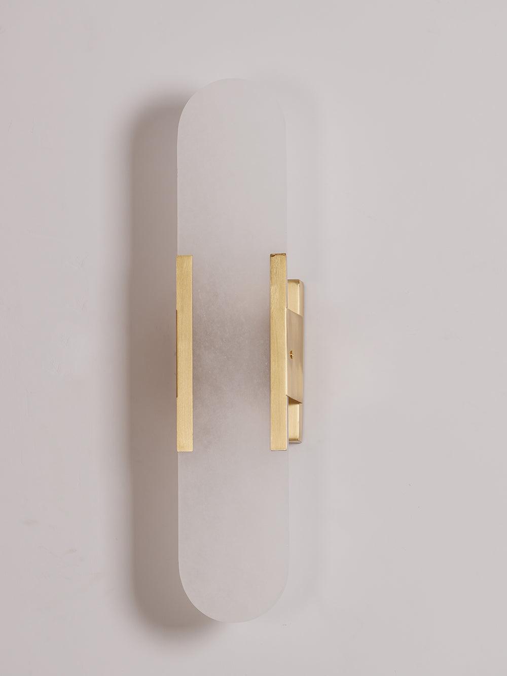 Oblong | Alabaster Wall Sconce, Natural Stone Wall Lamp, Luxury Wall Light for Bedroom and Hallway