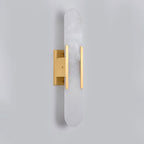 Oblong | Alabaster Wall Sconce, Natural Stone Wall Lamp, Luxury Wall Light for Bedroom and Hallway
