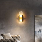 Oblong | Alabaster Wall Sconce, Natural Stone Wall Lamp, Luxury Wall Light for Bedroom and Hallway