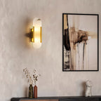 Oblong | Alabaster Wall Sconce, Natural Stone Wall Lamp, Luxury Wall Light for Bedroom and Hallway