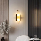 Oblong | Alabaster Wall Sconce, Natural Stone Wall Lamp, Luxury Wall Light for Bedroom and Hallway