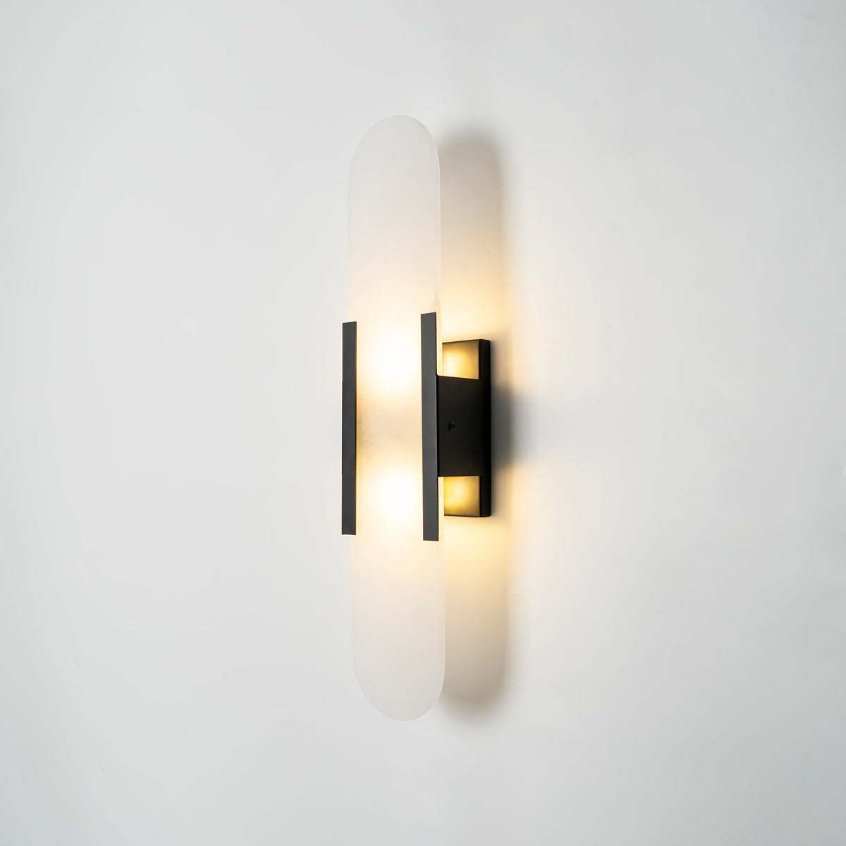 Oblong | Alabaster Wall Sconce, Natural Stone Wall Lamp, Luxury Wall Light for Bedroom and Hallway