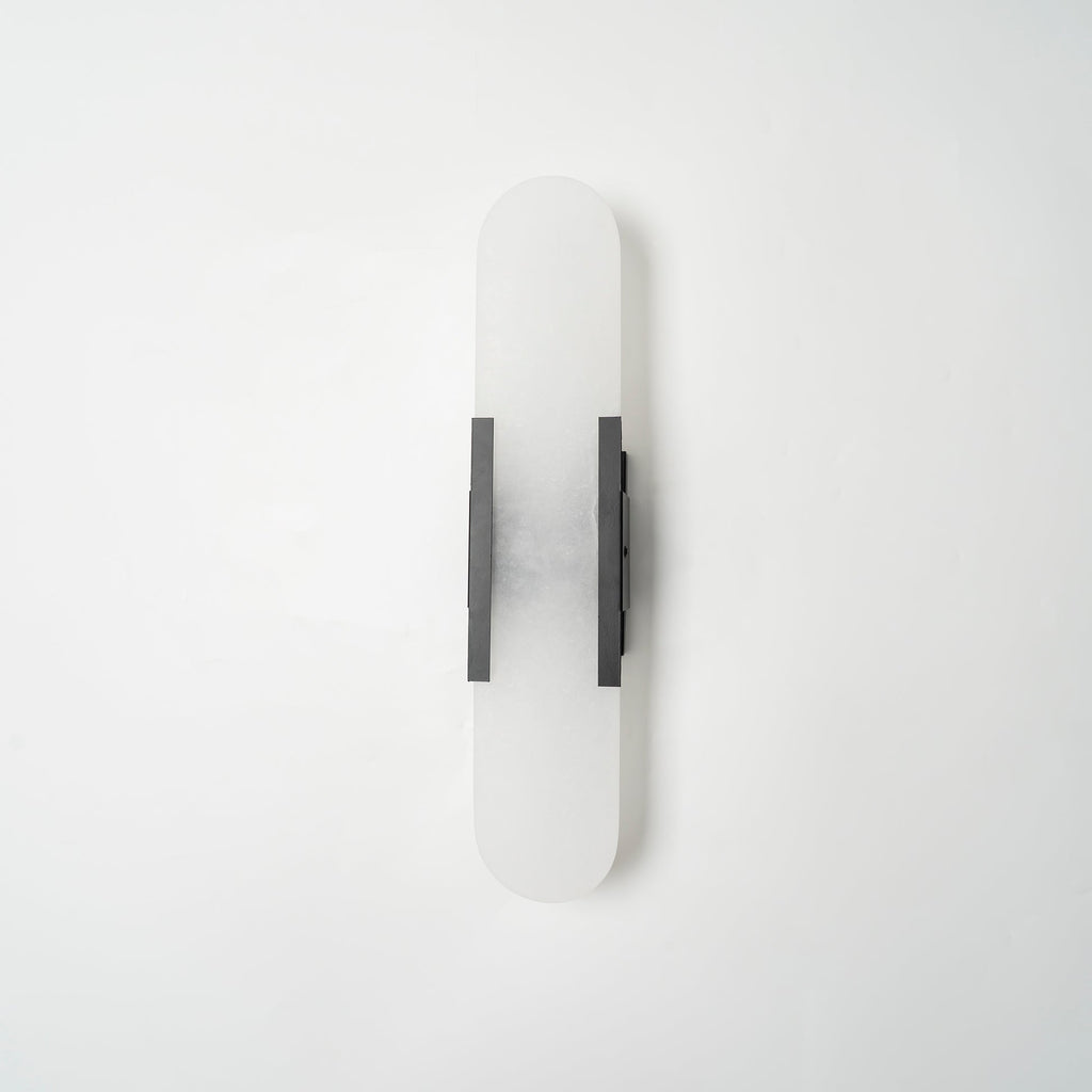 Oblong | Alabaster Wall Sconce, Natural Stone Wall Lamp, Luxury Wall Light for Bedroom and Hallway