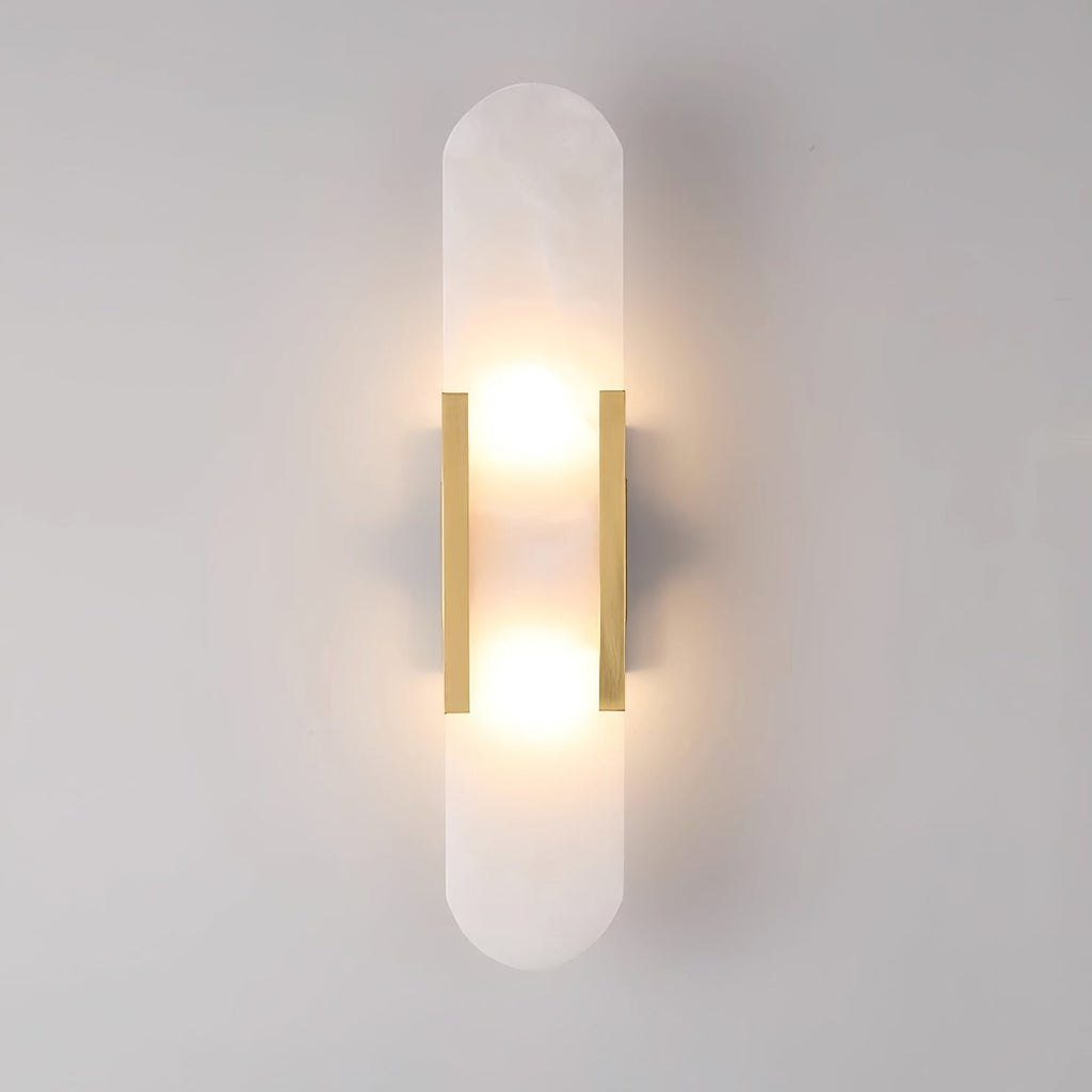 Oblong | Alabaster Wall Sconce, Natural Stone Wall Lamp, Luxury Wall Light for Bedroom and Hallway