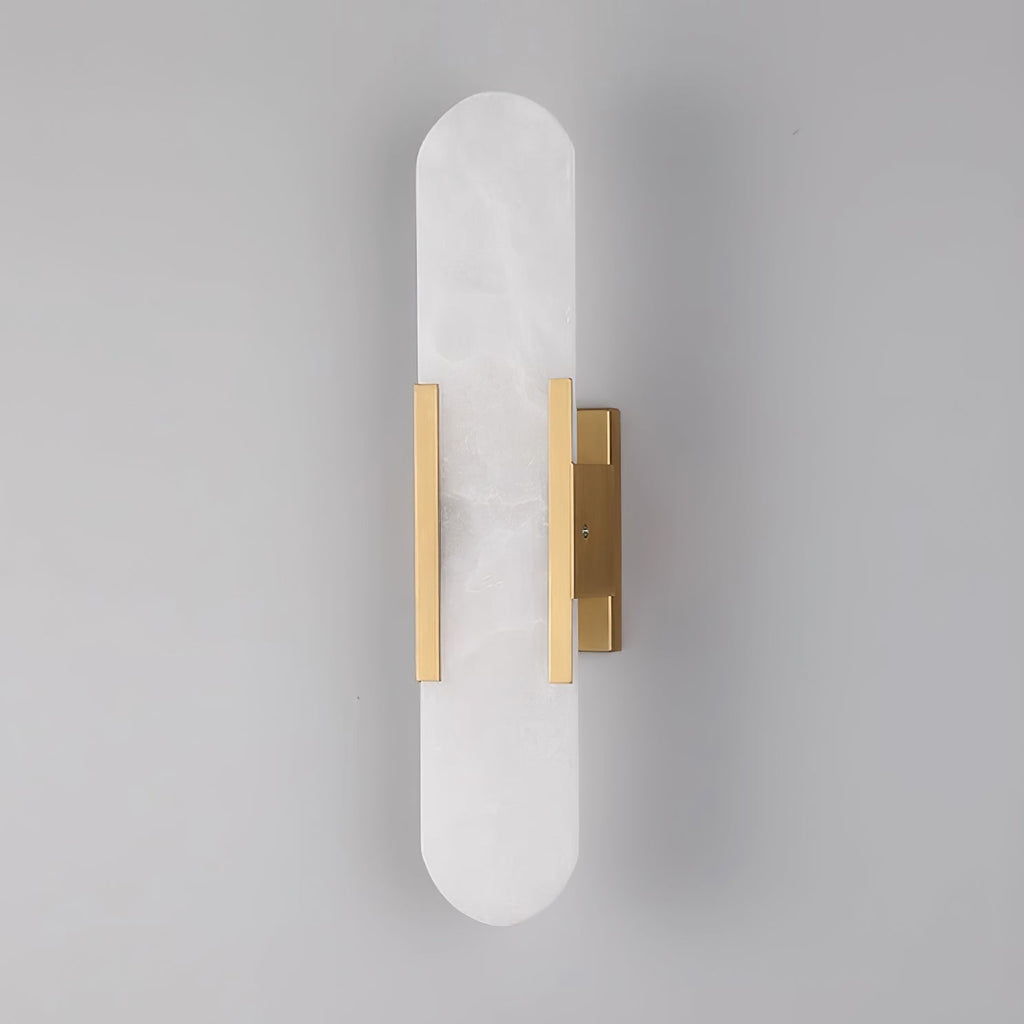 Oblong | Alabaster Wall Sconce, Natural Stone Wall Lamp, Luxury Wall Light for Bedroom and Hallway
