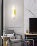 Oblong | Alabaster Wall Sconce, Natural Stone Wall Lamp, Luxury Wall Light for Bedroom and Hallway