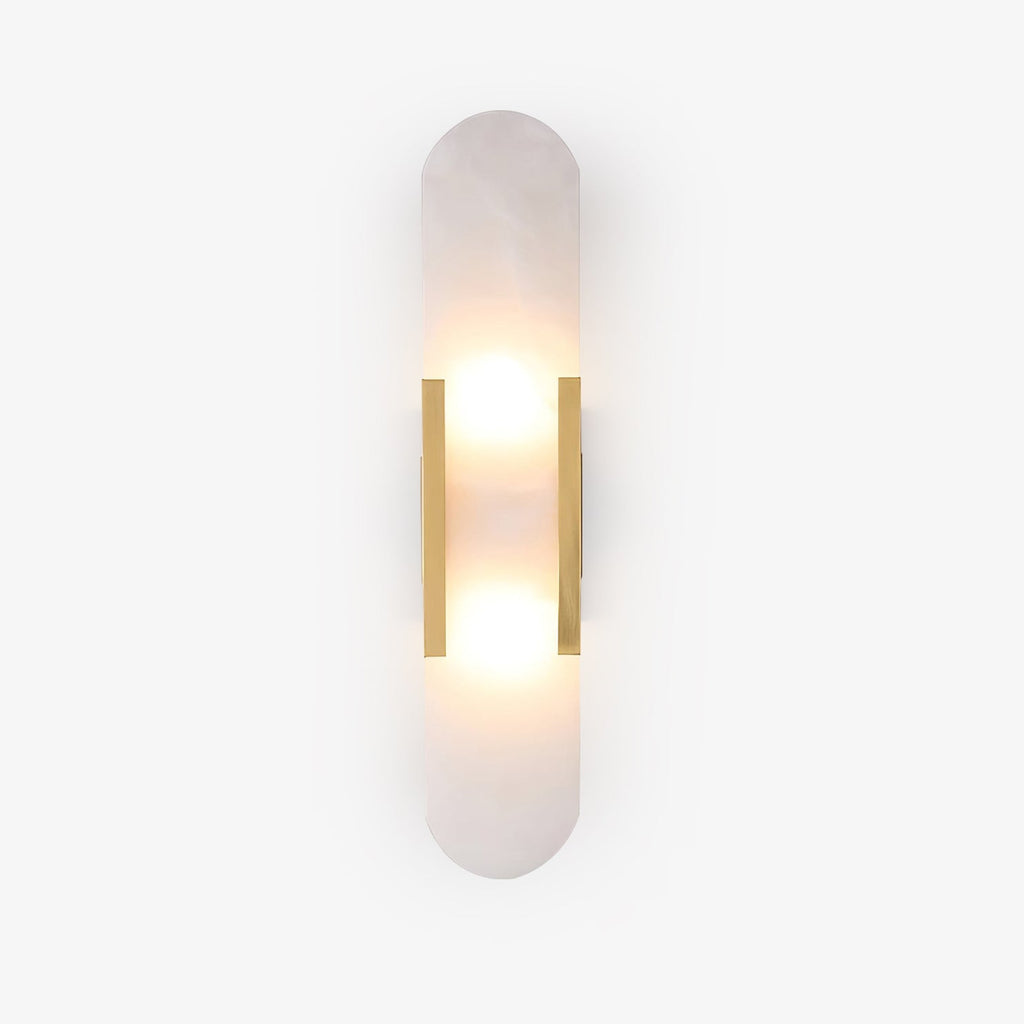 Oblong | Alabaster Wall Sconce, Natural Stone Wall Lamp, Luxury Wall Light for Bedroom and Hallway