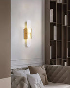 Oblong | Alabaster Wall Sconce, Natural Stone Wall Lamp, Luxury Wall Light for Bedroom and Hallway