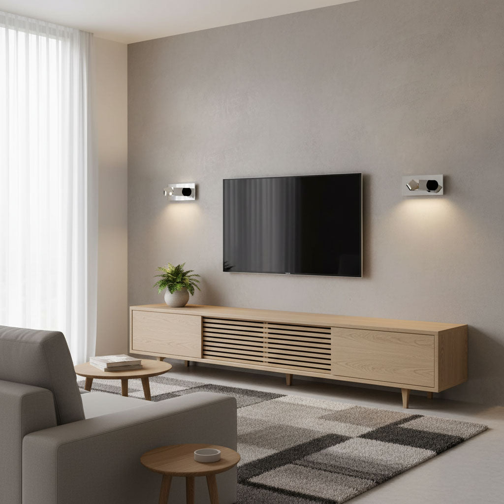 Pivot | LED Bedside Reading Light, Recessed Wall Mounted Reading Lamp, Adjustable Headboard Sconce