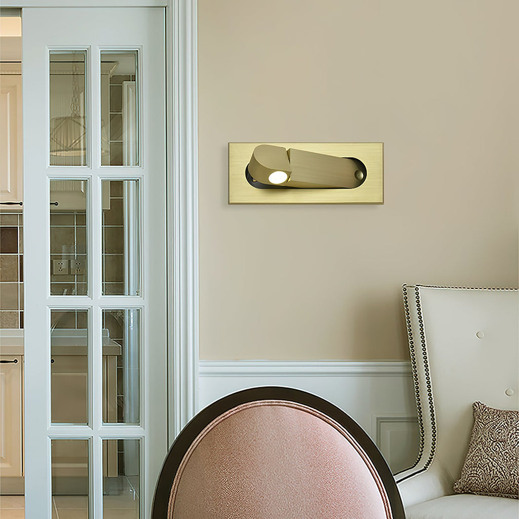 Pivot | LED Bedside Reading Light, Recessed Wall Mounted Reading Lamp, Adjustable Headboard Sconce