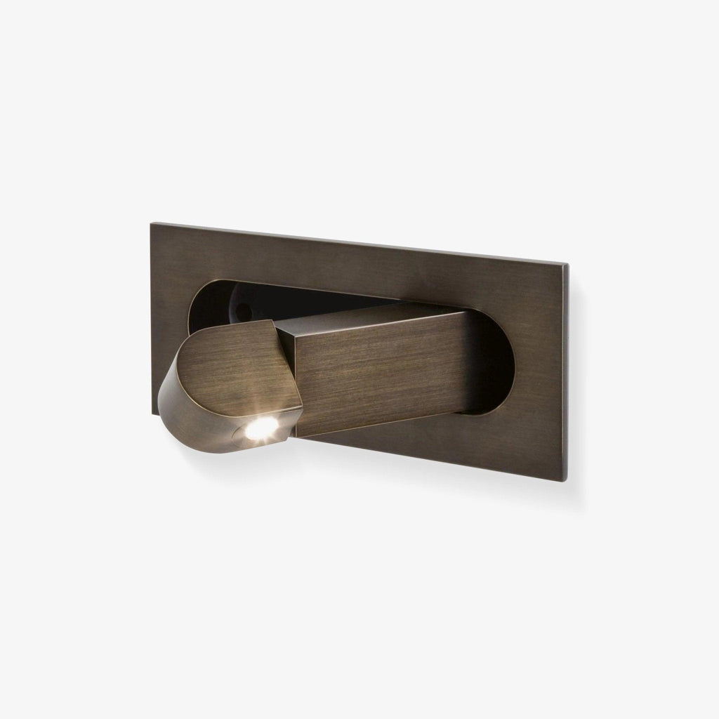Pivot | LED Bedside Reading Light, Recessed Wall Mounted Reading Lamp, Adjustable Headboard Sconce