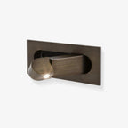 Pivot | LED Bedside Reading Light, Recessed Wall Mounted Reading Lamp, Adjustable Headboard Sconce