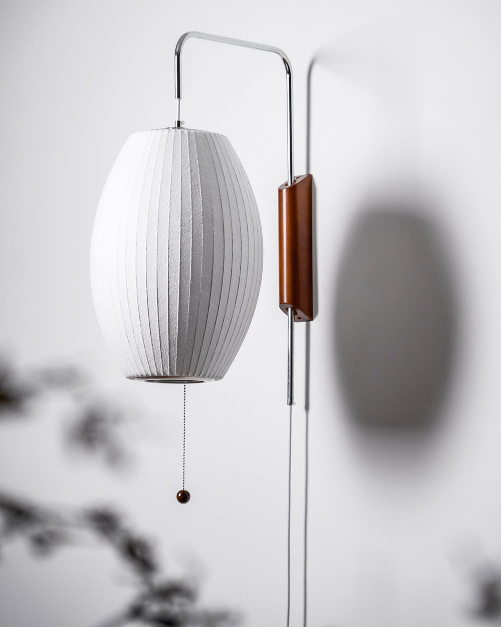 Bubble Ball | Plug In Wall Sconce, Mid Century Swivel Wall Lamp, Globe Bedside Reading Light
