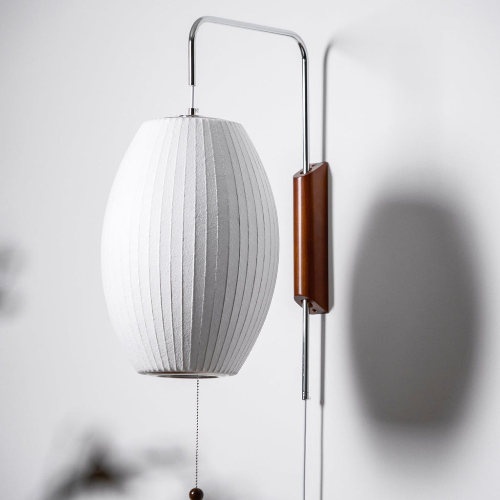 Bubble Ball | Plug In Wall Sconce, Mid Century Swivel Wall Lamp, Globe Bedside Reading Light