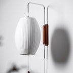 Bubble Ball | Plug In Wall Sconce, Mid Century Swivel Wall Lamp, Globe Bedside Reading Light