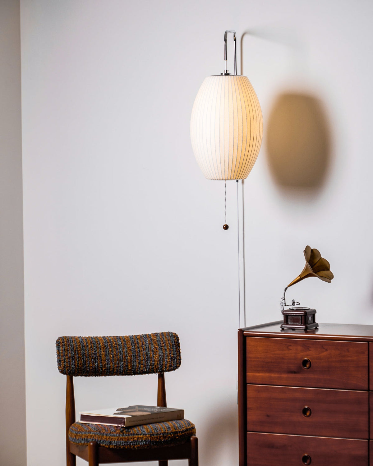 Bubble Ball | Plug In Wall Sconce, Mid Century Swivel Wall Lamp, Globe Bedside Reading Light