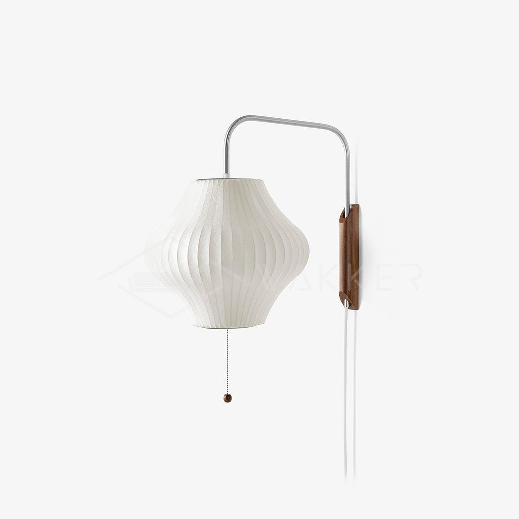 Bubble Ball | Plug In Wall Sconce, Mid Century Swivel Wall Lamp, Globe Bedside Reading Light