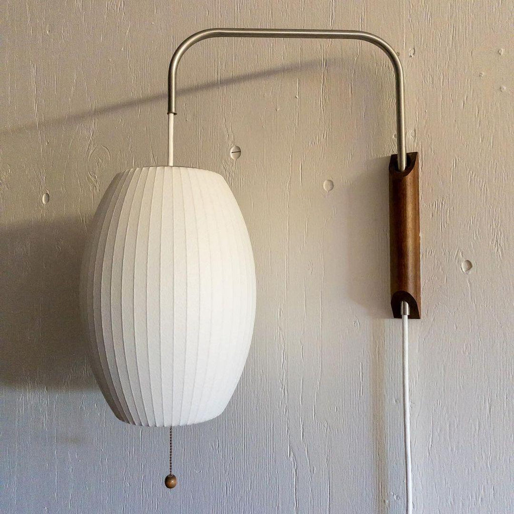 Bubble Ball | Plug In Wall Sconce, Mid Century Swivel Wall Lamp, Globe Bedside Reading Light