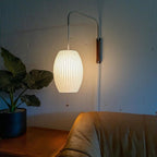 Bubble Ball | Plug In Wall Sconce, Mid Century Swivel Wall Lamp, Globe Bedside Reading Light