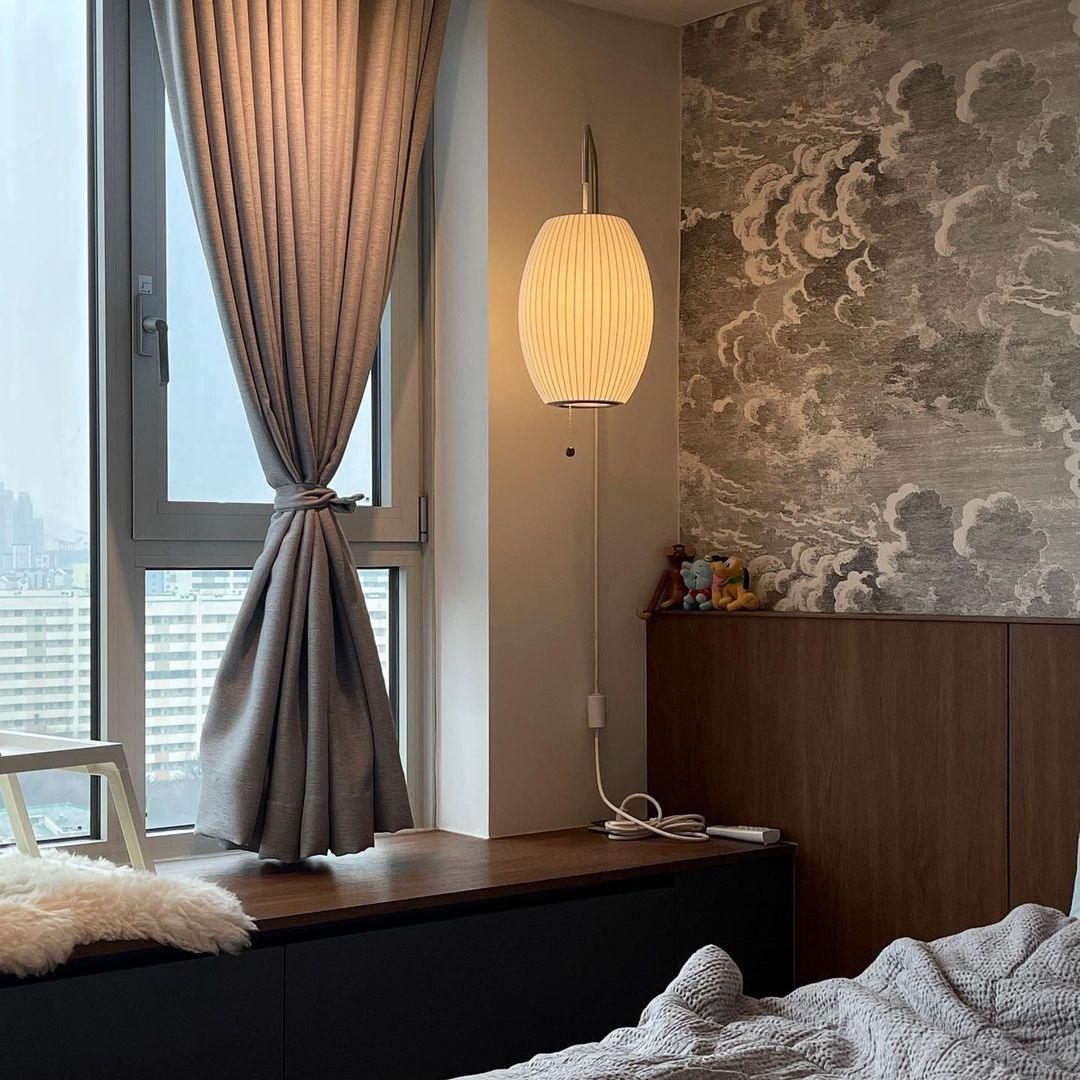 Bubble Ball | Plug In Wall Sconce, Mid Century Swivel Wall Lamp, Globe Bedside Reading Light