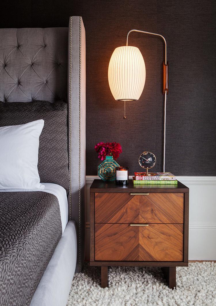 Bubble Ball | Plug In Wall Sconce, Mid Century Swivel Wall Lamp, Globe Bedside Reading Light